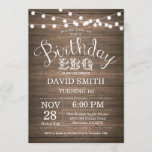 Birthday BBQ Uitnodiging Rustic 16th Birthday<br><div class="desc">Verjaardag BBQ Uitnodiging. Rustic 16th Birthday Invitation Wood Background met String Lights. 13e 15e 16e 18e 21e 30e 40e 50e 60e 70e 90e 100e, elke leeftijd. Volwassen verjaardag. Vrouw of Man Man Birthday Party. Voor verdere aanpassing, te klikken gelieve de knoop "van de Aanpassing het"en ons ontwerphulpmiddel te gebruiken om...</div>