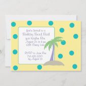 Birthday Beach Bash uitnodigingen (Voorkant)