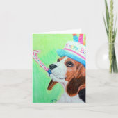 Birthday Beagle Kaart (Voorkant)