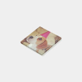 Birthday Beagle schrijft het Post-it® Notes (Schuin)