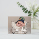 Birthday Bedankt | Bedankt Foto-Briefkaarten Briefkaart (Staand voorkant)