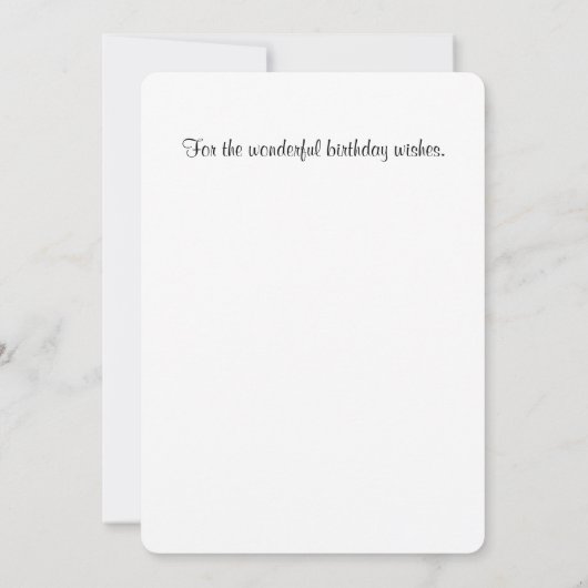 Birthday Bedankt voor je creditcard (Achterkant)