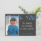 Birthday Bedankt voor je foto-kaartje (Staand voorkant)