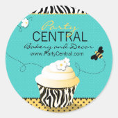 Birthday Bee Business Sticker (Voorkant)