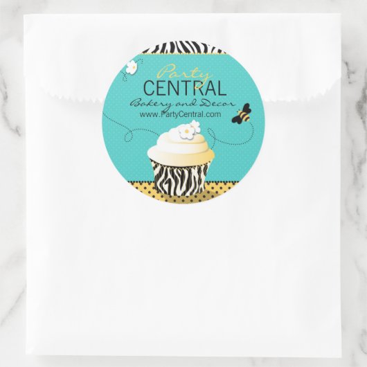 Birthday Bee Business Sticker (Tas)