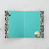 Birthday Bee Kaart (Binnen)