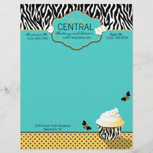 Birthday Bee Letterhead Gepersonaliseerd Briefhoofd