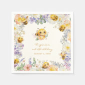 Birthday Bee Servet (Voorkant)