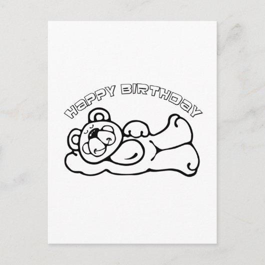 Birthday Beer Briefkaart (Voorkant)