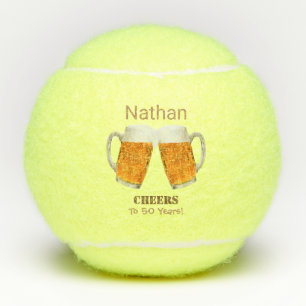 Birthday Beer Cheers Tennisballen