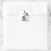 Birthday Beer Gift Ronde Sticker (Tas)
