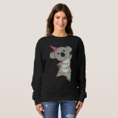 Birthday Beer Koala Beer Beer Garland Sweatshirt (Voorkant volledig)