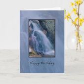 Birthday, bergwaterval kaart (Gele Bloem)