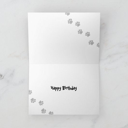 Birthday Bernese Mountain Dog Kaart (Binnen)