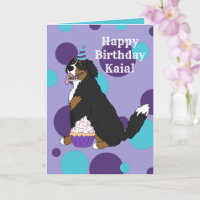 Birthday Bernese Mountain Dog