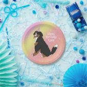 Birthday Bernese Mountain Dog Papieren Bordje (Feest)