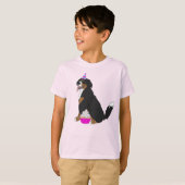 Birthday Bernese Mountain Dog T-shirt (Voorkant volledig)