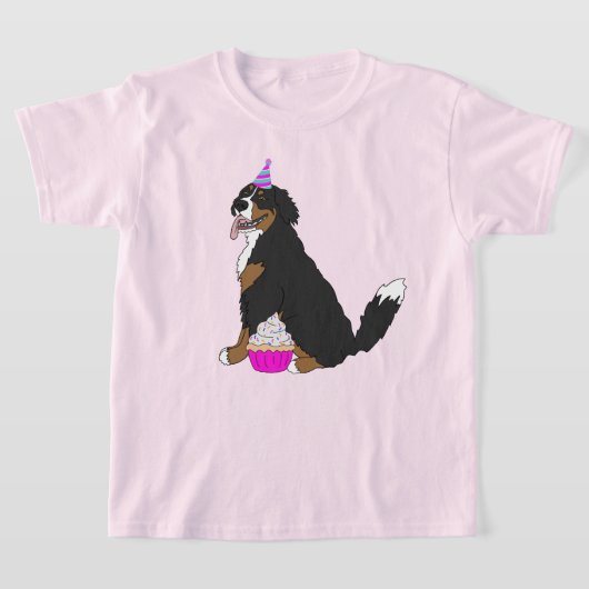 Birthday Bernese Mountain Dog T-shirt (Laagn)