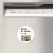 Birthday Best Dog Dad Oog Photo Magnet (Insitu (Vaatwasser))