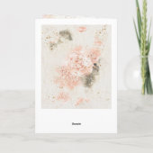 Birthday Bible "In His Presence" Pink Roses Kaart (Achterkant)