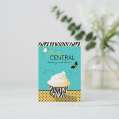 Birthday Bijen Visitekaartje B2 (Staand voorkant)