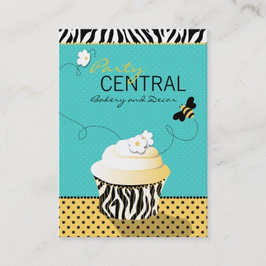 Birthday Bijen Visitekaartje B2 (Voorkant)