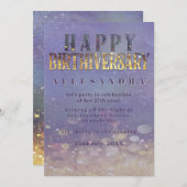 Birthday Birthiversary Unique Party Event Kaart (Voorkant / Achterkant)