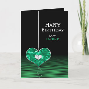 Birthday - Birthstone - May - Emerald Kaart