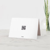 Birthday Black Bear Hibernating Under a Quilt Kaart (Achterkant)