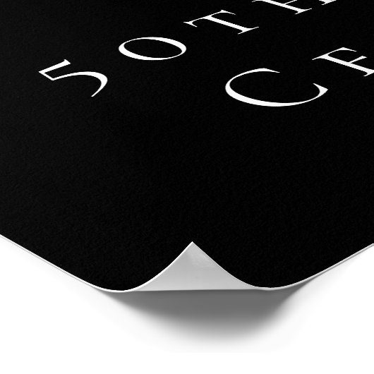 Birthday Black marvy blue welkom Poster (Hoek)