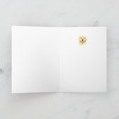 Birthday Blank Waterverf Golden Retriever Dog Kaart (Binnen)