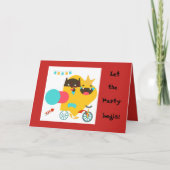 Birthday Blast Wenskaart Kaart (Voorkant)