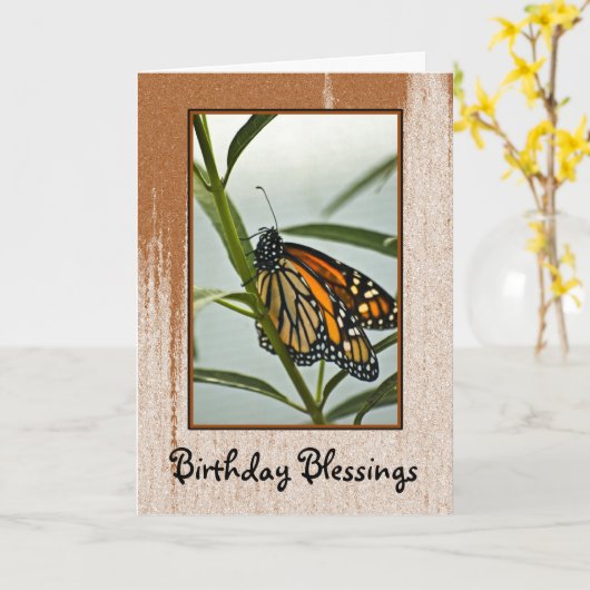 Birthday Blessings Card Kaart (Gele Bloem)