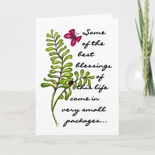 BIRTHDAY BLESSINGS CARD KAART (Voorkant)