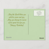 Birthday Blessings Personalized Irish Briefkaart (Achterkant)
