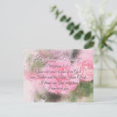 Birthday Blessings Philippians 1:2-3 Bijbelversie Briefkaart (Staand voorkant)