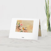 Birthday Blessings Psalm 36:7 Bijbelse  vogels Kaart (Achterkant)