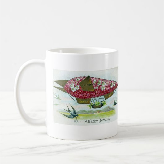 Birthday Blimp en Blue Birds Koffiemok (Links)