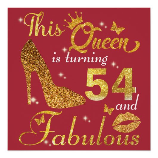 Birthday Bling Shirt | 80e verjaardag | Verjaardag Perfect Poster (Voorkant)