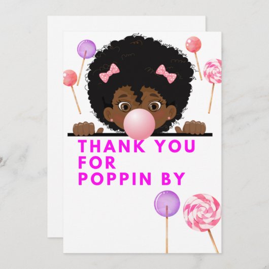 Birthday Blowout Hartelijk dank (Voorkant / Achterkant)