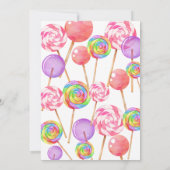 Birthday Blowout Invitation Kaart (Achterkant)