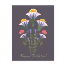 Birthday Blue Egyptian lotus ornament CC1020