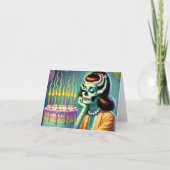 Birthday Blues Kaart (Voorkant)