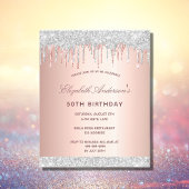 Birthday blush roos Gold Silver Budget Offush Flyer
