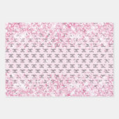 Birthday blush roze glitter substance name inpakpapier vel (Voorkant 3)