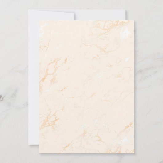 Birthday blush roze pampas roos Gold Kaart (Achterkant)