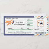 Birthday Boarding Pass Ticket Kaart (Voorkant)