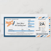 Birthday Boarding Pass Ticket Kaart (Voorkant)