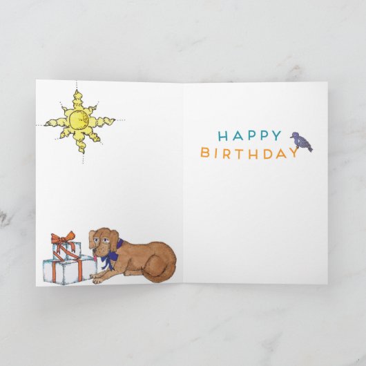 BIRTHDAY - Boerderij Kaart (Binnen)