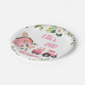 Birthday Boerderij van Floral Barn Papieren Bordje (Gekanteld)